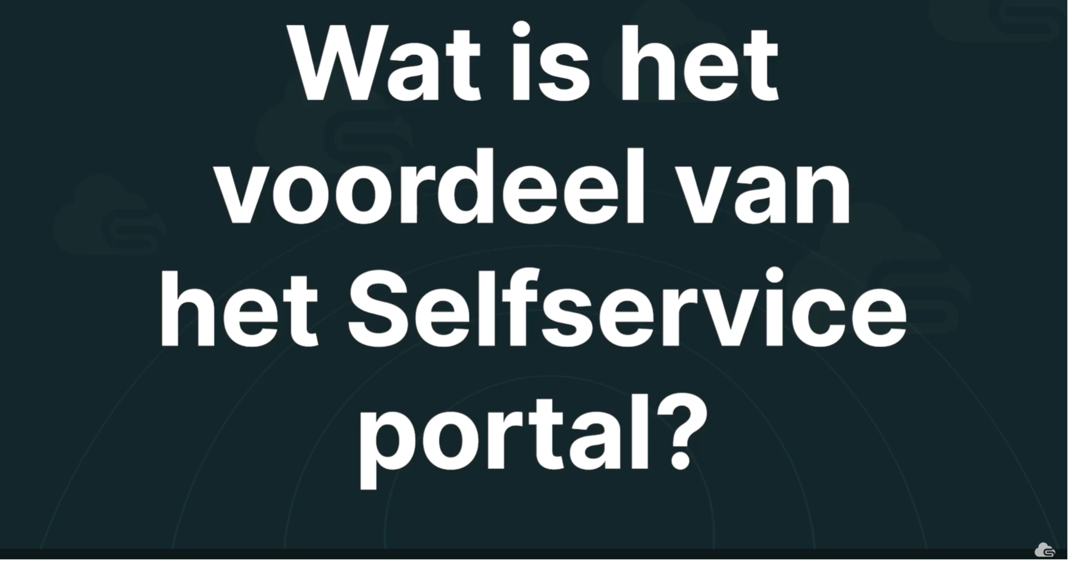 Selfservice portal